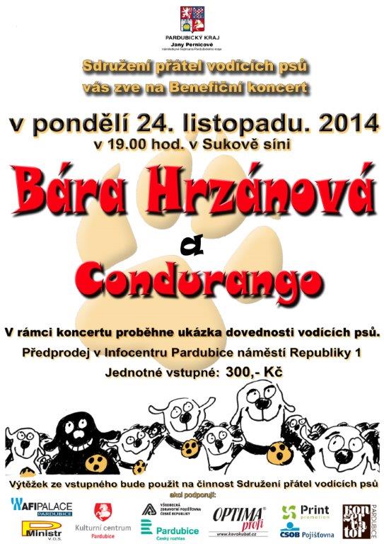 Charitativní koncert Báry Hrzánové a souboru Condurango